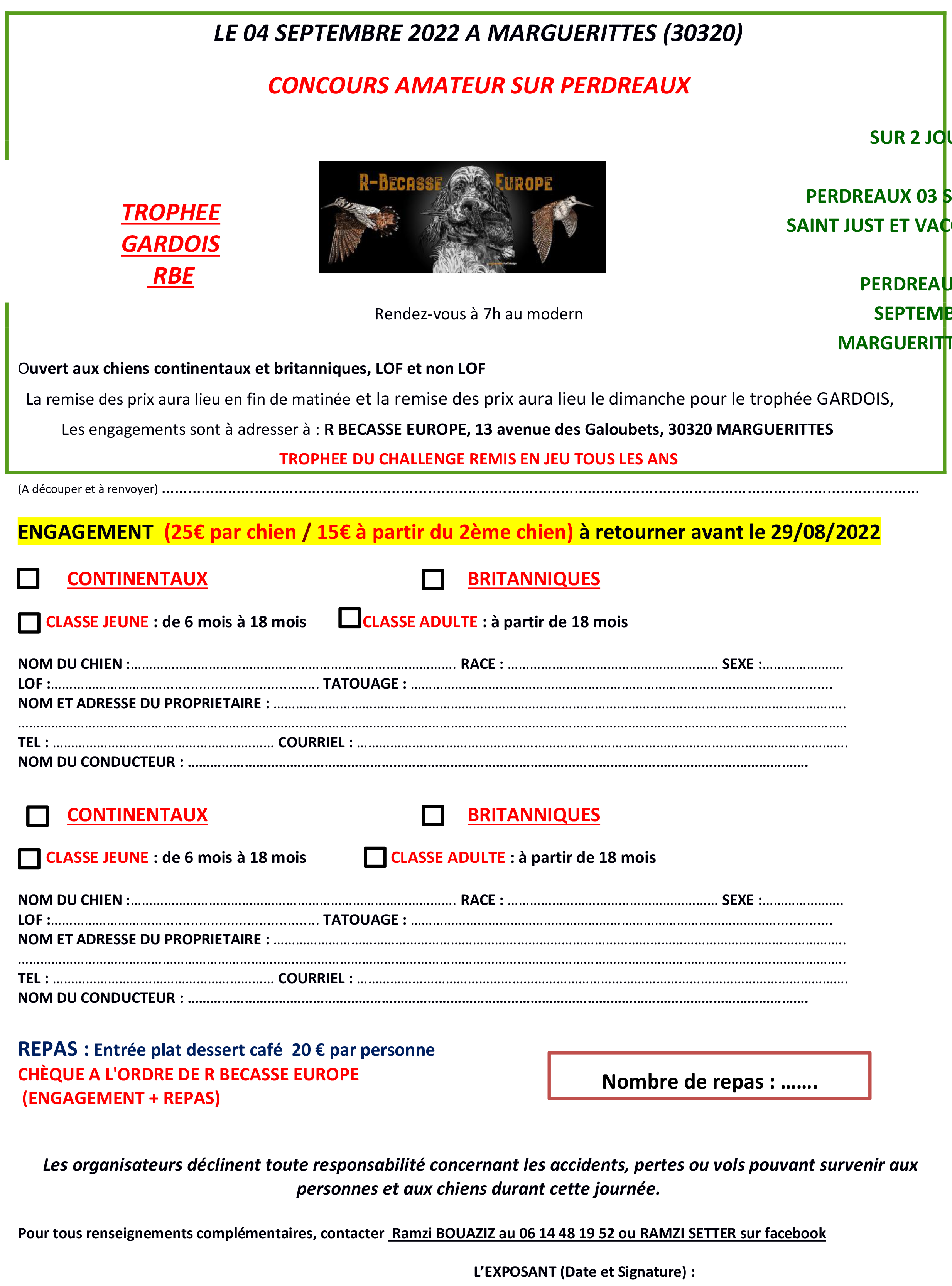 Concours Amateur (Gard 30 - 04/09/22)